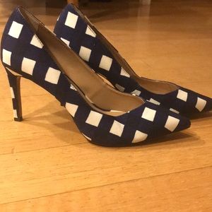 NWT! Banana Republic Madison 12 hr Gingham Pumps